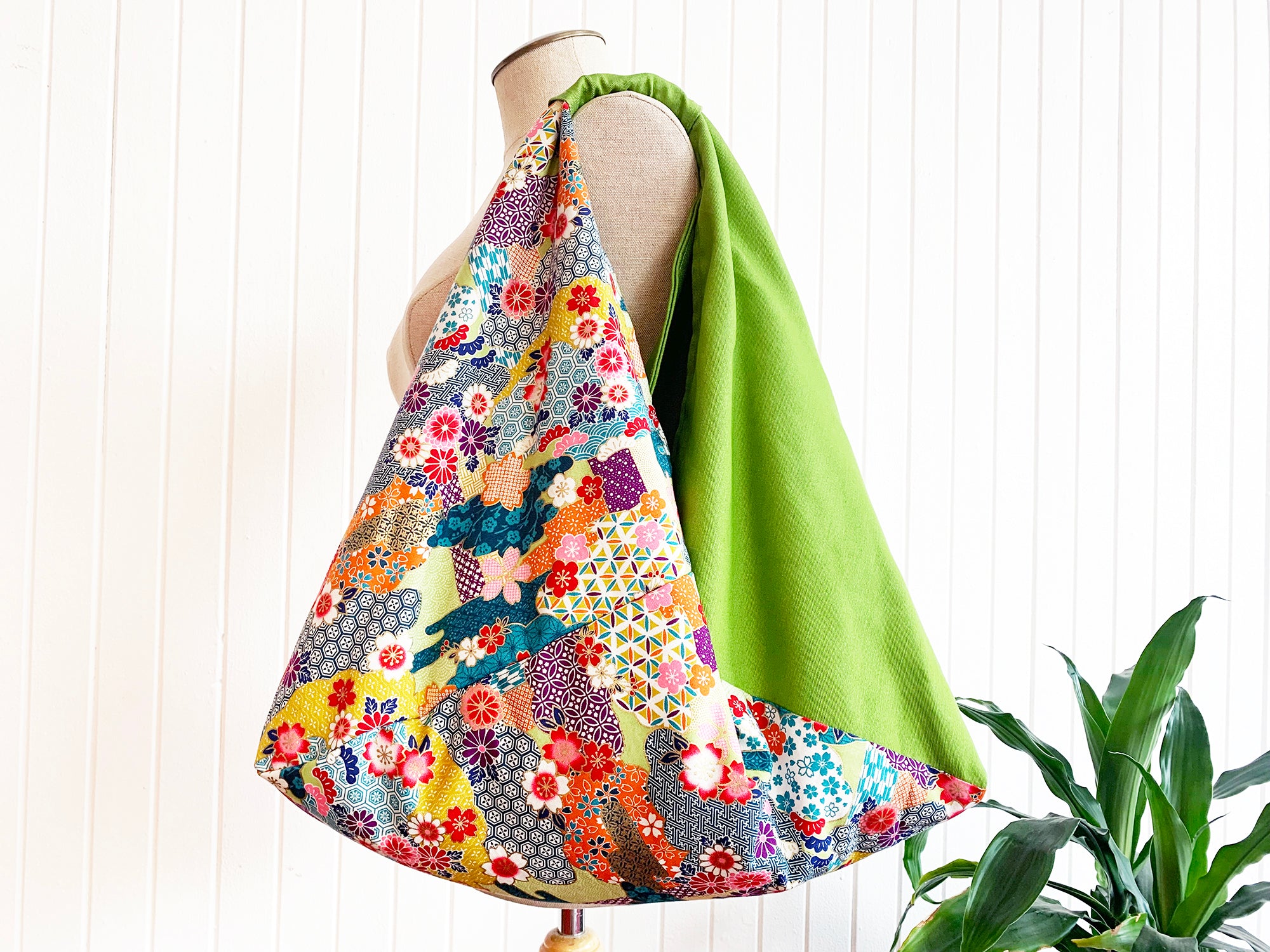 *Handmade* Origami bag | Market bag | Fuji x Sakura